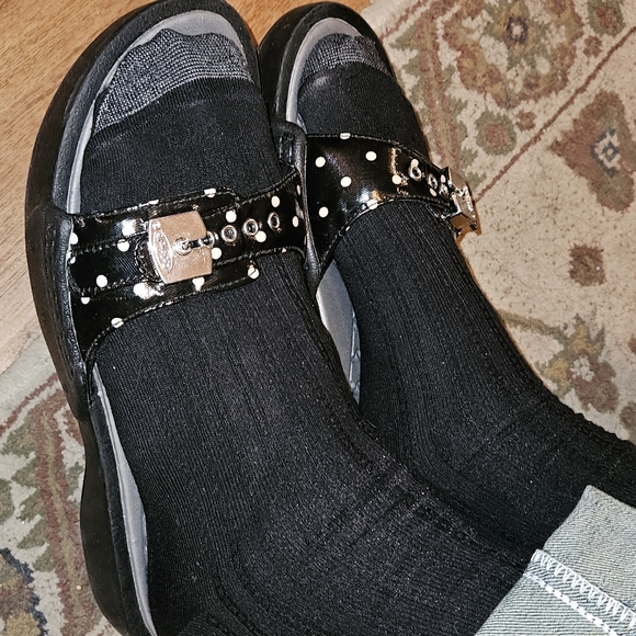 Dr. Scholl's Rock On Open Toe Adjustable Slide Sandal, like new - Picture 3 of 14